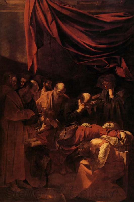 Caravaggio La Mort de la Vierge Norge oil painting art