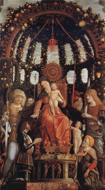 Correggio Andrea Mantegna Madonna della Vittoria Norge oil painting art