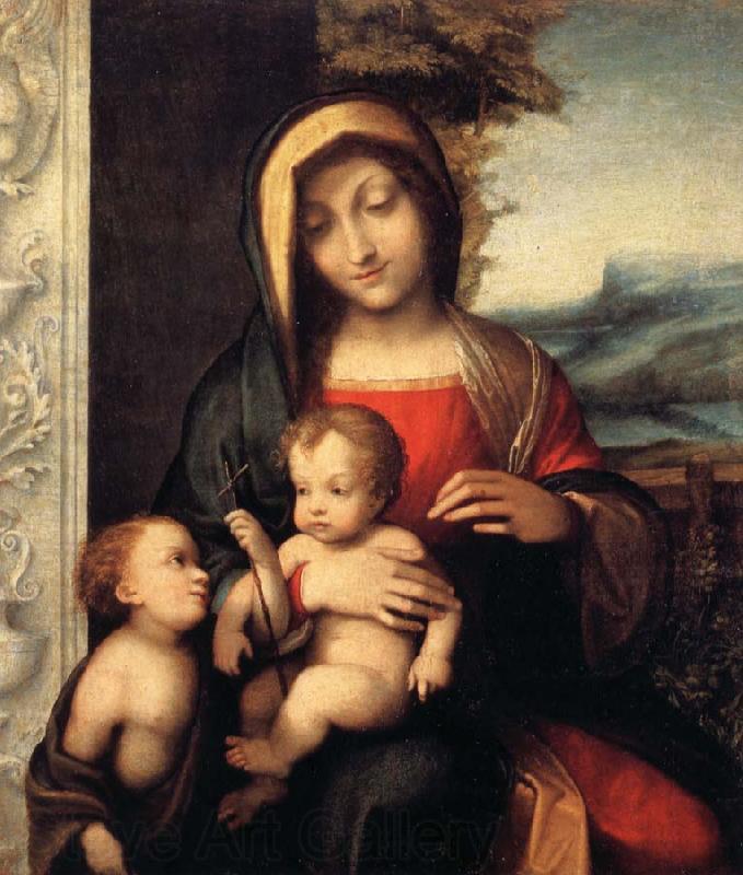 Correggio Madonna and Child with the Young Saint John Germany oil painting art