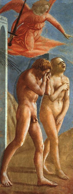 MASACCIO The Expulsion from the Garden of Eden Norge oil painting art