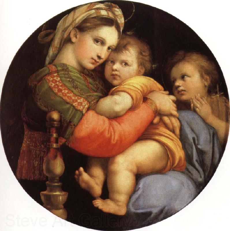 Raphael Madonna of the Chair Norge oil painting art