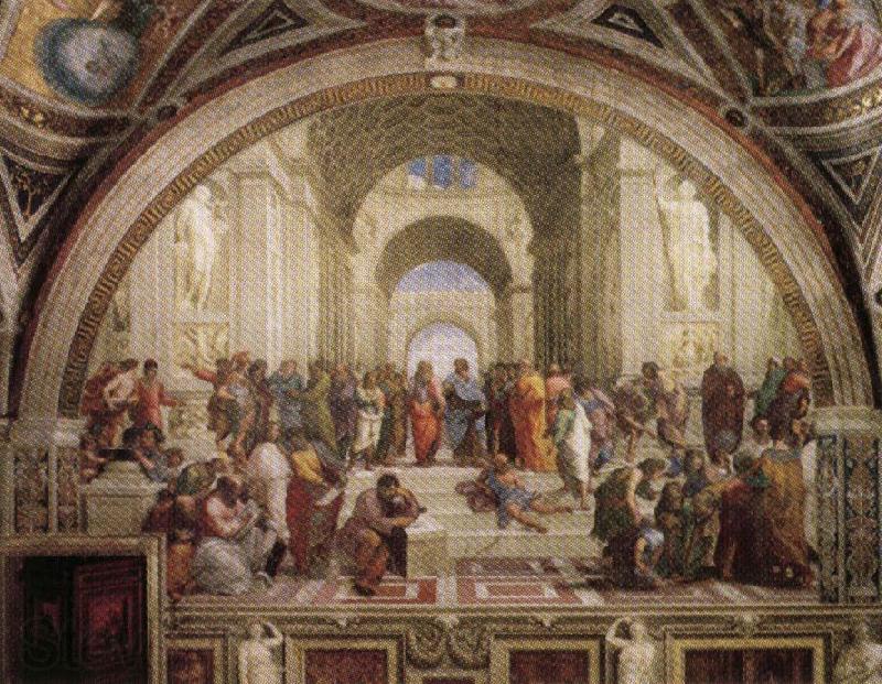 Raphael School of Athens Spain oil painting art
