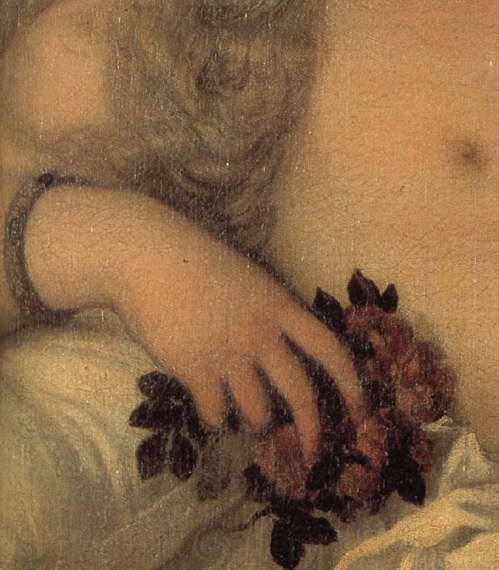 Titian Details of Venus of Urbino Norge oil painting art