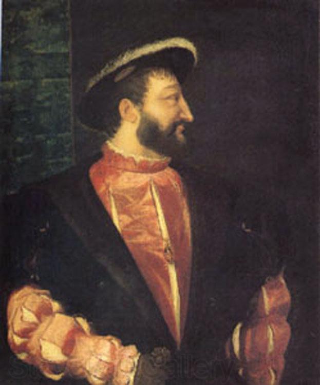 Titian Francois I King of France (mk05) Spain oil painting art