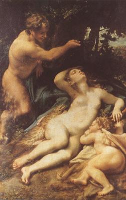 Correggio Zeus and Antiope (mk08) Germany oil painting art