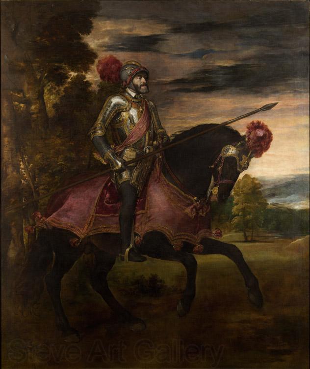 Titian Charles Vat Muhlberg (df01) Spain oil painting art