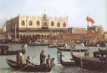 Canaletto The Bacino di S Marco on Ascension Day (mk25) Norge oil painting art