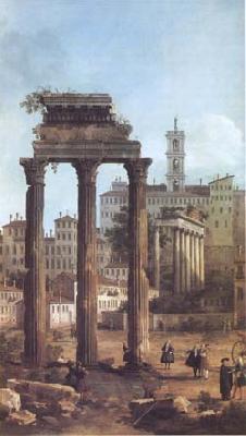 Canaletto Rome Ruins of the Forum looking towards the Capitol (mk25) Spain oil painting art