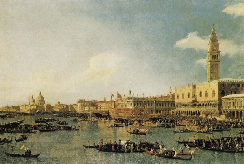 Canaletto Venice:The Basin of San Marco on Ascension Day Germany oil painting art