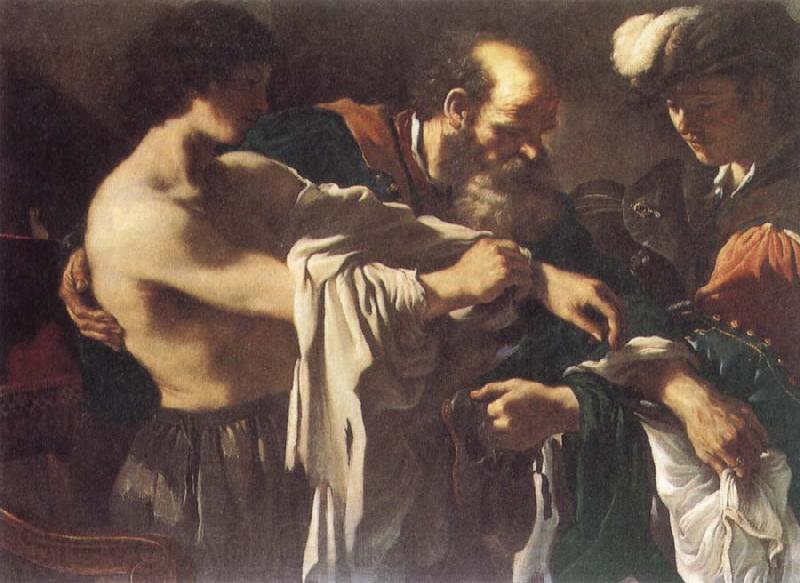 GUERCINO The Return of the Prodigal Son Norge oil painting art