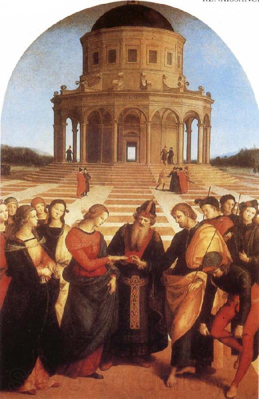 Raphael Marriage of the Virgin Spain oil painting art