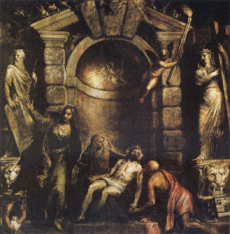 Titian Pieta Spain oil painting art