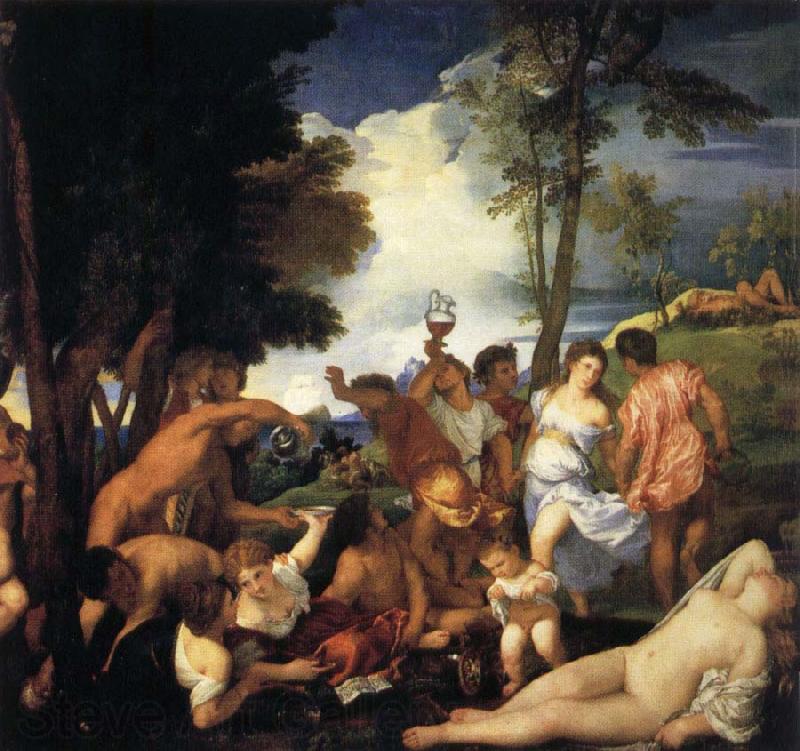 Titian Bacchanal of the Andrians Spain oil painting art