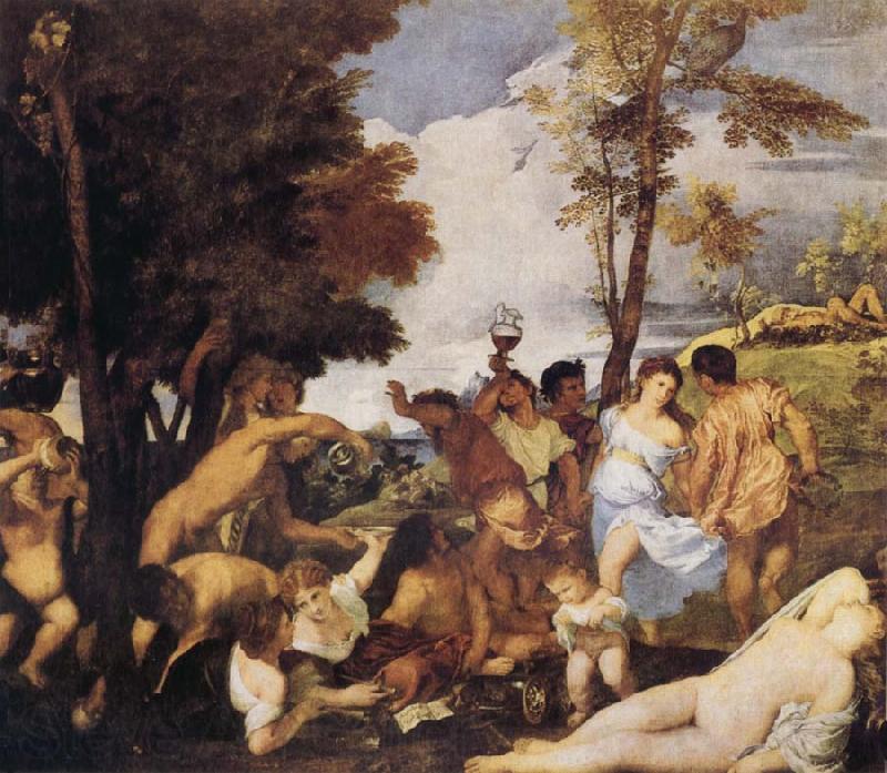 Titian Bacchanalia Spain oil painting art